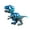 Blue Dinosaur Q, variant on 3D Metal Puzzle Mythical Beasts Model Kit, 51PCS 3D Assembly Mechanical Ya-Zi Building Kit, The Son of Chinese Dragon, Unique Desk Creative Art Decorations Gift for Adults