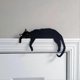 thumbnail image 3 of Metal Cute Cat Door Frame Cat Door Frame Corner Decoration Home Furnishing Door Decoration Sign C, 3 of 5