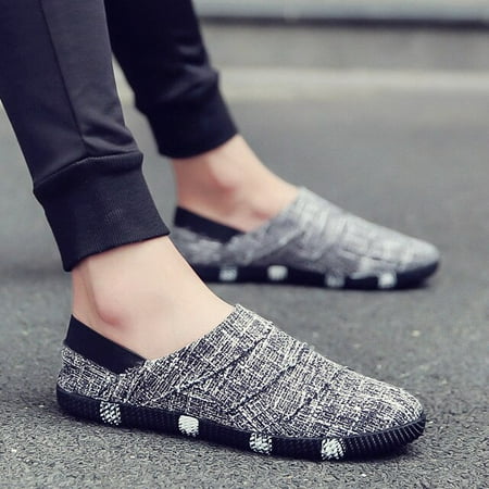

Summer Ethnic Style men Espadrille Casual Flats Shoes Canvas Driving Loafers Flats Hemp Insole Shoes 2020
