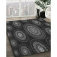 thumbnail image 3 of Ahgly Company Machine Washable Indoor Rectangle Transitional Midnight Gray Area Rugs, 2' x 4', 3 of 7