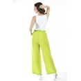 thumbnail image 3 of Pantalon Wide Leg con pinzas Roman Fashion /Juvenil, 40708 (Lima) verde lima M, 3 of 5