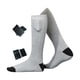 thumbnail image 2 of Calcetines calefactables unisex para adultos, largos, cálidos y cómodos para clima frío. Gris con negro, 2 of 8