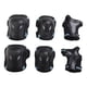 thumbnail image 4 of Almohadillas para las manos, coderas y rodilleras para ciclismo al aire libre, equipo de protección práctico. Azul negro, 4 of 9