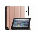 thumbnail image 1 of Case for All New Amazon Fire 7 inch Tablet (12th Generation, 2022 Released) - Lightweight Tri-fold Auto Wake/Sleep Stand Cover with Universal Stylus Pen, 1 of 7