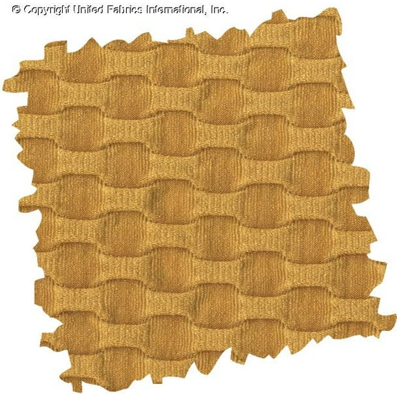 Honeycomb Jacquard Stretch Hennessy 340 GSM Fabric - Yoga, Sewing (MUSTARD, HalfaYard)