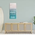 thumbnail image 2 of Stupell Industries Timeless As Tides Beach Quote Graphic Art Gallery Wrapped Canvas Print Wall Art, Design by Marcus Prime, 2 of 7
