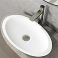 thumbnail image 2 of VIGO Vessel Bathroom Sink Pop-Up Drain and Mounting Ring in Brushed Nickel, 2 of 11