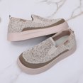 thumbnail image 7 of XIMIN Women's Mesh Loafers Chunky Sole Slip On New Shoes Single Casual Daily Mother Shoes Non-Slip Soft Sole Comfort Lightweight Travel Shoes Fashion Sneaker ﻿, 7 of 7