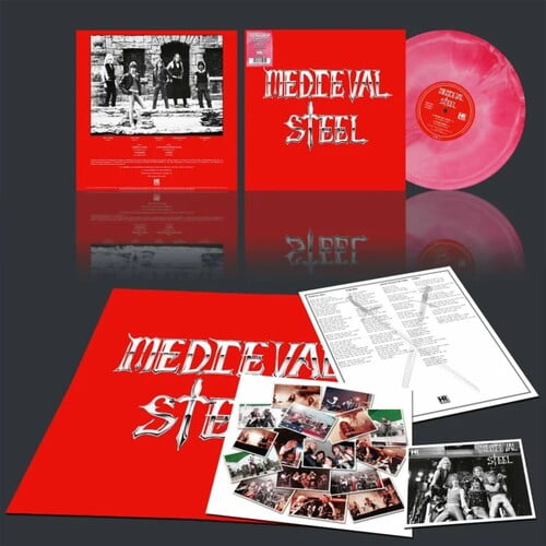 Medieval Steel - Medieval Steel - Red / White Galaxy - Music & Performance - Vinyl