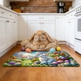 thumbnail image 7 of Darzheoy Easter Doormat, 24x16 Inch Decorative Mat with Bunny Print, Welcome Mat for Front Door, Spring Home Decor for Indoor Outdoor Use, 7 of 7