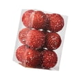 thumbnail image 4 of 12 piezas de bolas de Navidad decorativas colgantes Perfecl Rojo, 4 of 8