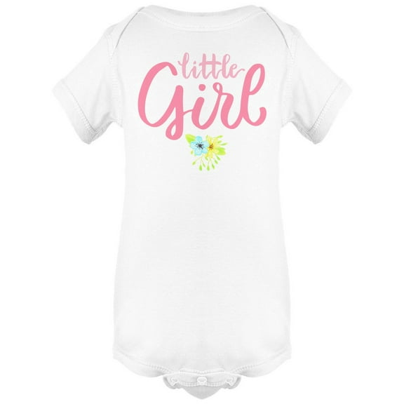 Little Girl (Flowers) Bodysuit Infant -Image by Shutterstock, 6 Months