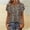(Fashion 100)Brown, variant on Aimik Women's Casual T-shirt Fashion Print Short Sleeve Round Neck Base Tee Summer Loose Comfort Top