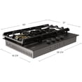 thumbnail image 5 of FOTILE Tri-Ring Series 30 Inch Pro Gas Cooktop with 40K total BTU on 4 Burners, 5 of 5