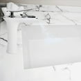 thumbnail image 4 of Grifo mezclador de agua fría y caliente de latón macizo para fregadero, grifo monomando blanco para cocina y baño, 4 of 8