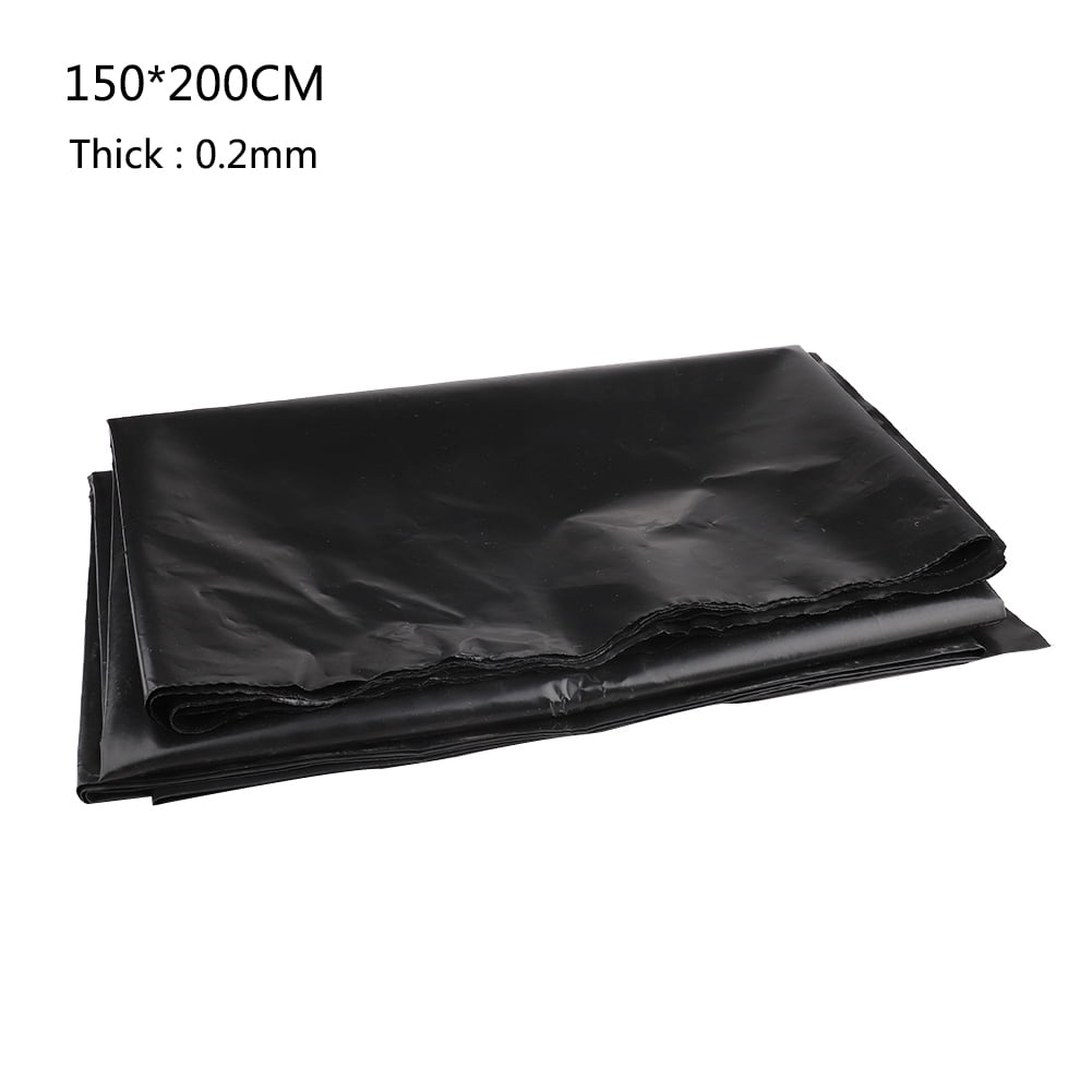 thick black plastic bolsas