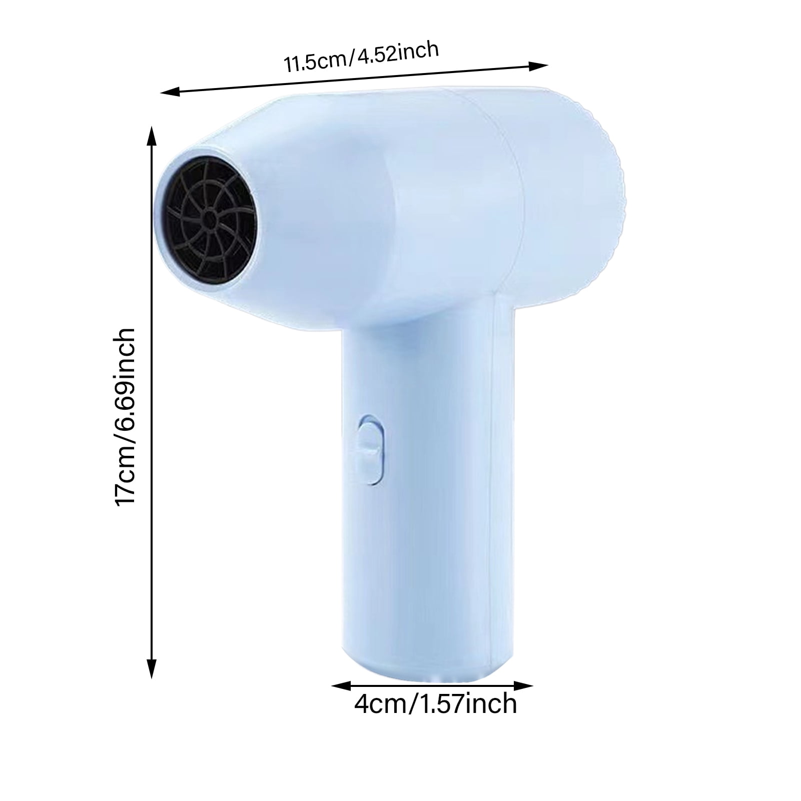 Hair Dryer Cordless|USB Rechargeable Portable Blow Dryer Cordless|Low Noise Wireless Hair Dryer for