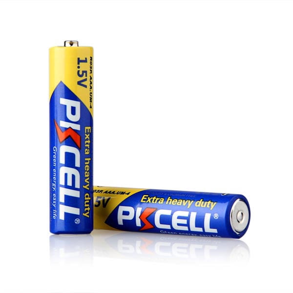 PKCELL AAA Batteries 120 Pack, Triple A 1.5V Zinc-Carbon Batteries for Remote Control