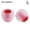 white&red, variant on 12pcs 3.8mm Colorful Soft Rubber Headphone Silicone Ear Tips Ear pads cushion Earbuds In-ear Earphone BLACK&GREEN M