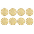thumbnail image 2 of 8x Placas De Papel De De Rayas Floral Edge Wedding Birthday Vajilla 7in Amarillo Macarena Platos de papel, 2 of 8