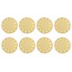 thumbnail image 2 of 8 platos de papel para fiestas con borde dorado, vajilla de cumpleaños para bodas, 7 pulgadas Amarillo Colcomx Platos de papel, 2 of 8