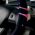 thumbnail image 5 of Flamingo 14.5 Inch Printing PVC Leather Steering Wheel Cover Auto Accessories, 5 of 6