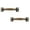 2Pcs A, variant on Leojiow 2Pcs Antique Bow Style Door Pull Handle Heavy Barn Door Handle 5 In Fence Gate Handle Coating Easy To Install Metal Sliding Door Pulls For Garage Pantry (4 Styles) 11.9X2.6X2.7Cm