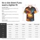 thumbnail image 5 of Fotbe Red And Blue Fire Dragon B Camisa Hawaiana para Hombre Unisex – Camisa Casual de Verano con Botones de Manga Corta de Algodón y Lino,Large, 5 of 7