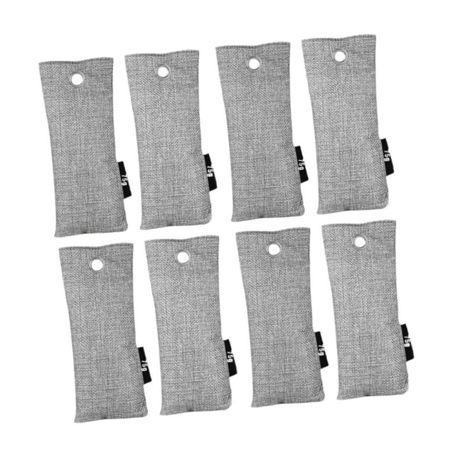 Kit desodorante para refrigerador Eliminador de olores Versátil Carbón de bambú activado Aire 8 Bolsas