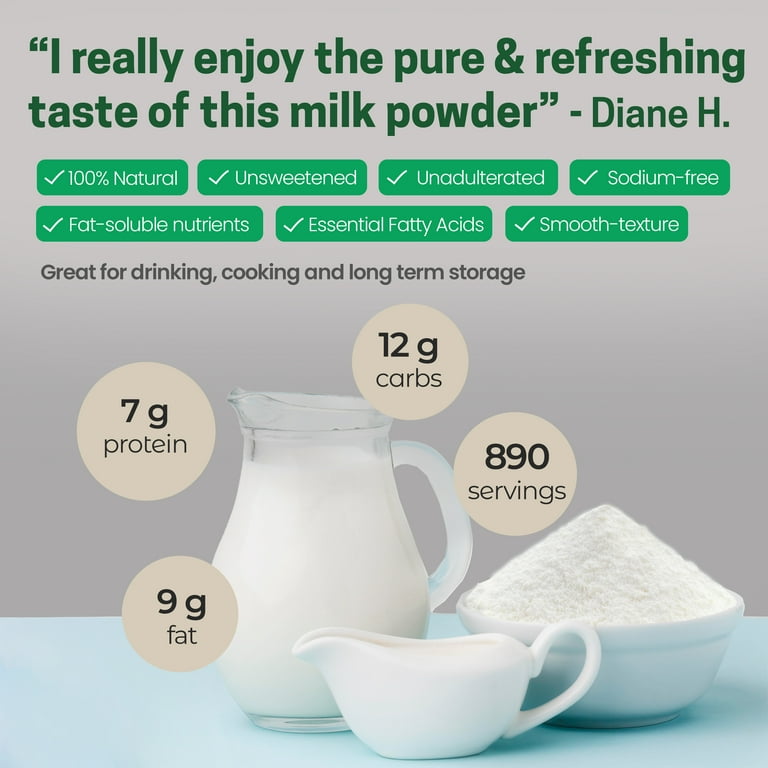 Z Natural Foods Whole Milk Powder, Nutritious, Long Shelf Life, No