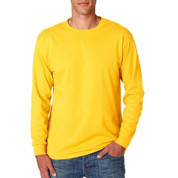 Jerzees Men's Long Sleeve T-Shirt - 29LS - 2X-Large - Island Yellow