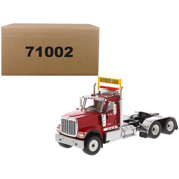 Diecast Masters 71002 International HX520 Day Cab Tandem Tractor 1-50 Diecast Model, Red