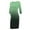 Green, variant on Maternity Everyday Dress Long Sleeve Round Neck Solid Color Comfortable Pregnancy Dress for Women Office or Casual Wear(Rose Gold,XL)