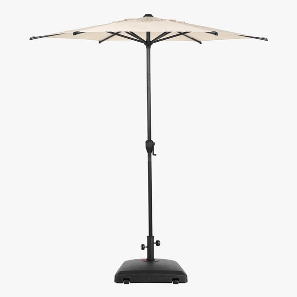 abba patio umbrella stand with wheels Plastic Free Standing Square Umbrella Base