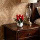 thumbnail image 4 of Mini tulipanes artificiales en maceta, flores falsas tipo bonsái, arreglo floral artificial realista para decoración de interiores, plástico, para escritorio, mesa o como detalle decorativo, 4 of 6