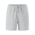 thumbnail image 2 of No Boundaries Soft Fleece Jogger Shorts, 6" Inseam, 2-Pack, Men's and Big Men's, 2 of 7