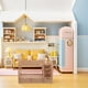 thumbnail image 4 of Litera para muñecas: muebles de casa de muñecas, accesorios de decoración, litera en miniatura de simulación, bricolaje, con cajón y escalera para dormitorio infantil, juguete de juego., 4 of 6