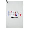 thumbnail image 1 of France Soccer - Olympic Games - Rio - Flag Golf Towel with Carabiner Clip, 1 of 5