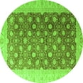 thumbnail image 1 of Ahgly Company Indoor Round Oriental Green Traditional Area Rugs, 5' Round, 1 of 4