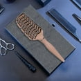 thumbnail image 3 of Hairdressing Tools Large Curved Hollow Comb Styling Pointed Tail Design for Hair Care, 3 of 6