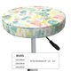 thumbnail image 4 of Balery Watercolor Wildflowers Fundas de asiento para taburete de bar redondo de tela de terciopelo ajustables que protegen de arañazos y manchas para sillas de 14 a 17 pulgadas.-12 inch, 4 of 7