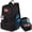 Black, variant on TRIPGEAR Double Deck Cooler Backpack for Men,Large Lunch Backpack, Soft Cooler Bag,Insulated Leak Proof Lightweight