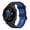 Black-Blue, variant on For Garmin Forerunner 245 20mm Vertical Pattern Two-color Silicone Watch Band