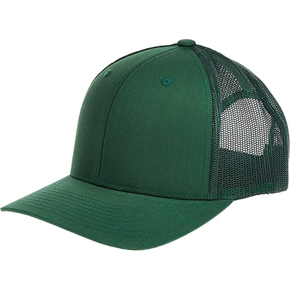 YP CLASSICS® RETRO TRUCKER CAP-EVERGREEN-ONE SIZE
