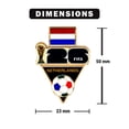 thumbnail image 3 of Pin coleccionable del balón de fútbol de Países Bajos para la Copa Mundial de la FIFA 2026 HONAV, 3 of 3
