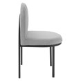 thumbnail image 4 of Modway Isla 18" Fabric Tufted Dining Side Chair in Black/Gray (Set of 2), 4 of 7