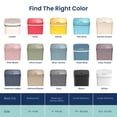 thumbnail image 6 of Nine Stars Motion Sensor Automatic Bathroom Trash Can, 3 Gallon Plastic, Motion Sensor Soft Close Lid Garbage Bin, Blue Cameo, 6 of 7