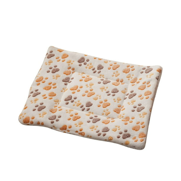 Alfombrilla de cama para perros para mascotas grandes y pequeñas | Manta de dormir acogedora de vellón floral vintage | Edredón grueso de algodón | Colchoneta cálida para dormir de invierno