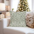 thumbnail image 4 of Ethan Taylor Botanical Throw Pillow Soft Cushion Cover 'William Morris Botanical Pattern V Botanicals Cottagecore' Classic Pattern Decorative Square Accent Pillow Case, 20x20 Inches, Green, White, 4 of 5