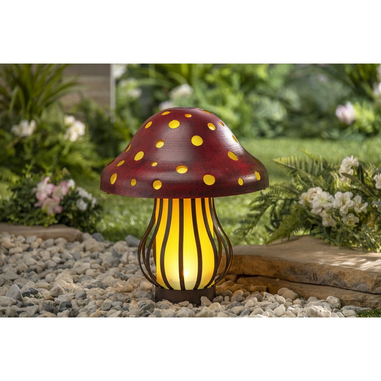 mushroom　0705 White LED Mushroom Lamp, Touch Control & 3 Color Modes